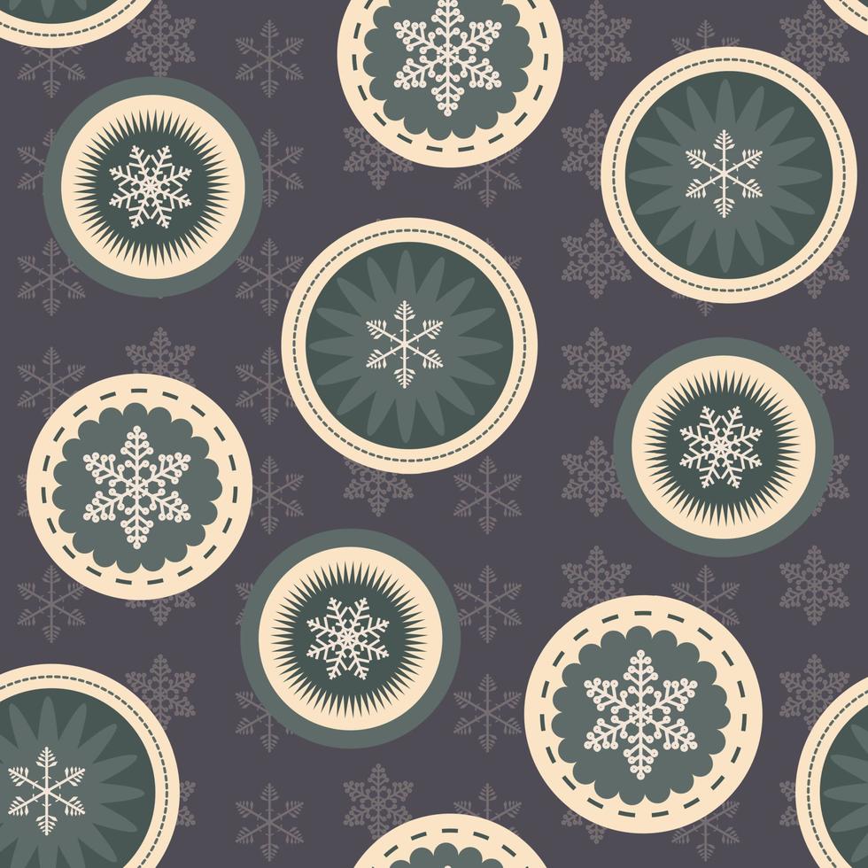 abstrakte Schönheit Weihnachten und Neujahr nahtlose Muster Hintergrund. vektor
