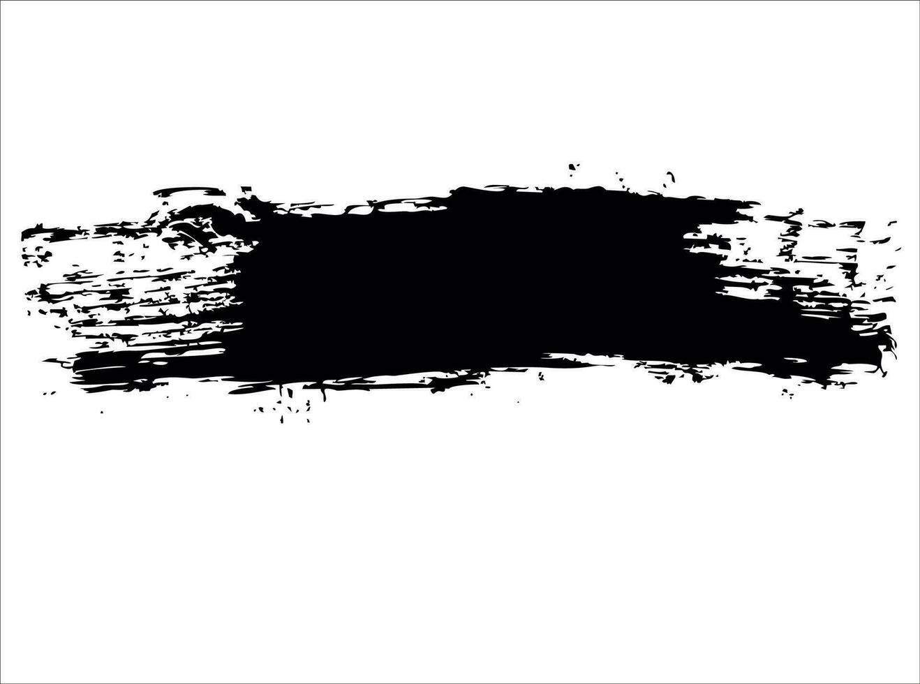 lange Grunge Hintergrund zum Text. schwarz Vektor Bürste Schläge. Abstrich von Tinte malen. zum Banner und Postkarte Design.