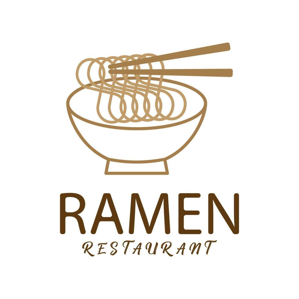 Ramen Illustration Logo vektor