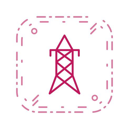 Elektrischer Turm Vektor Icon