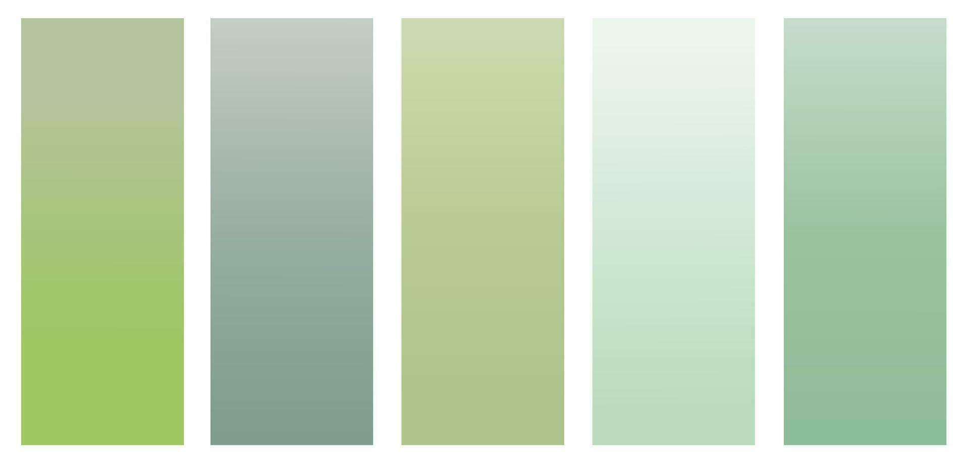 uppsättning av gradienter ljus, slät, pastell lutning färger mönster för enheter, datorer och modern smartphone skärm bakgrunder. vektor illustration.