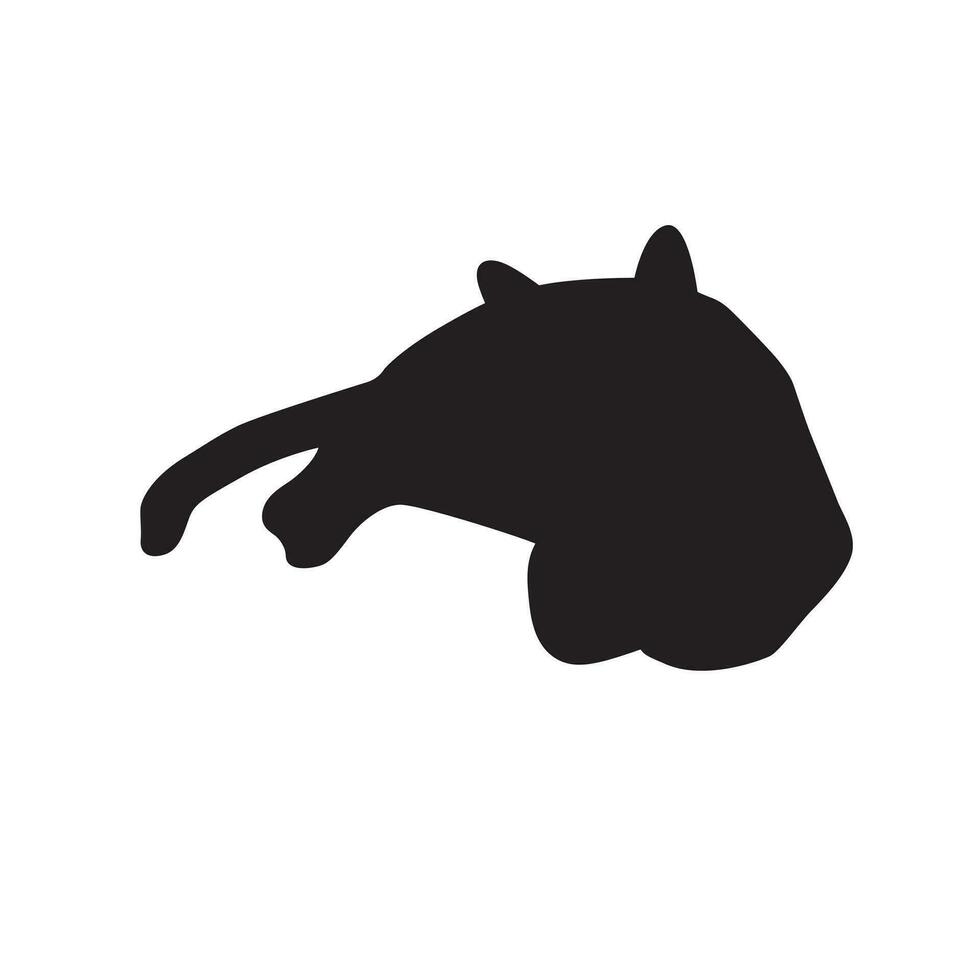 Katze Silhouette Logo Design Vektor Illustration