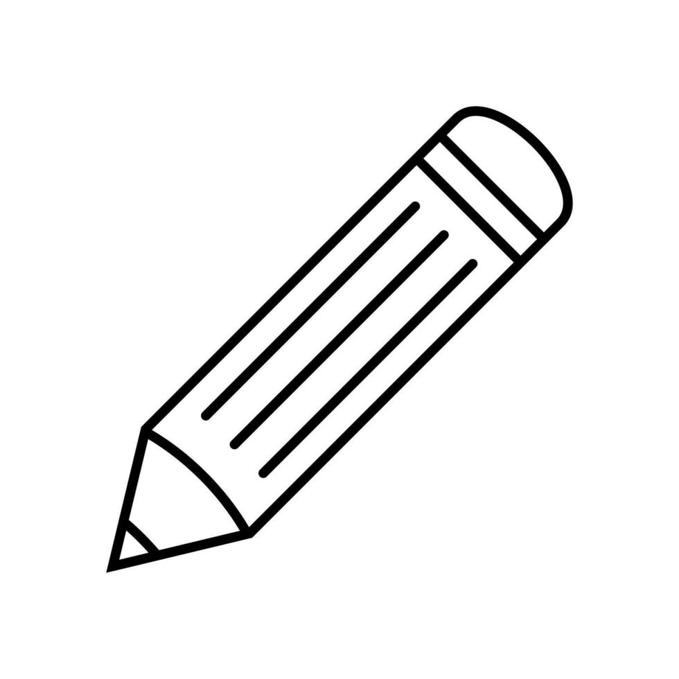 Bleistift Symbol Vektor. vektor