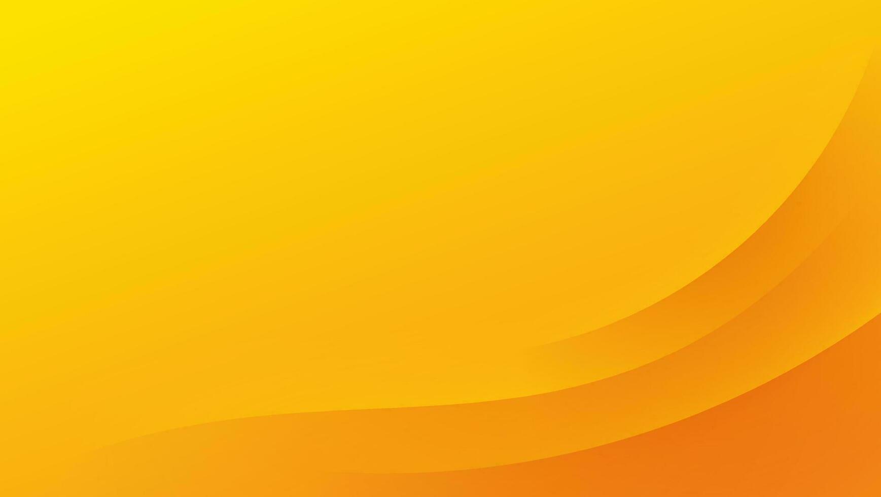 abstrakt Gelb oder Orange Hintergrund mit wellig Linien Textur. Vektor Illustration