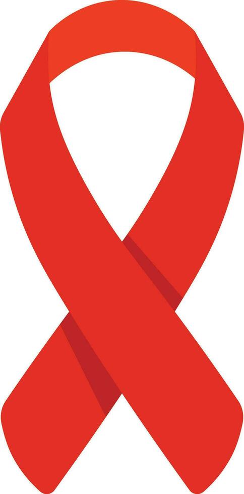 röd band av AIDS och HIV kampanj vektor