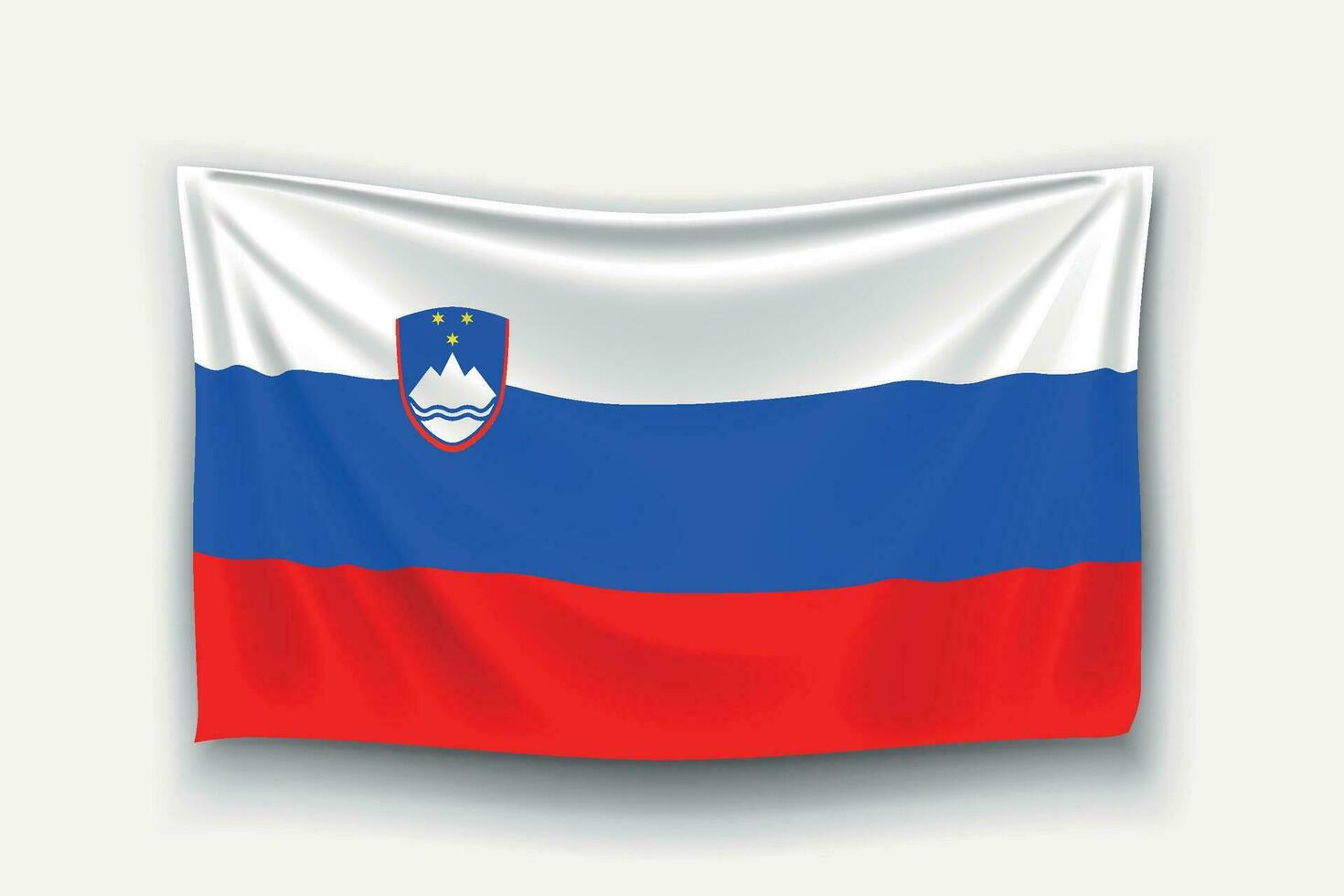 flagge von slowenien vektor