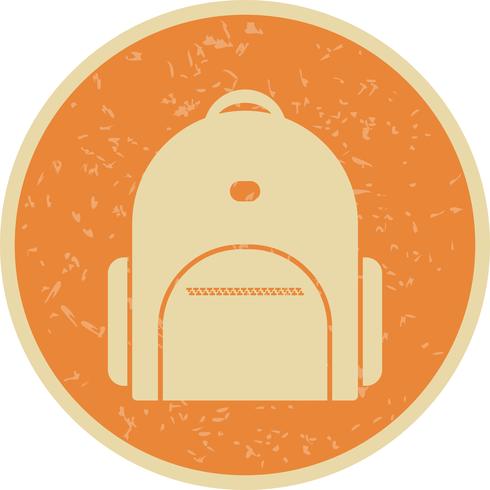 Vektor-Bagpack-Symbol vektor