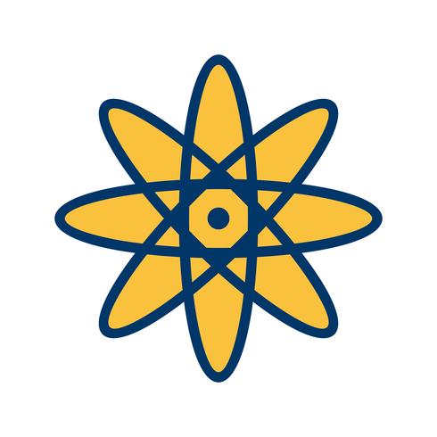 Vektor-Atom-Symbol vektor