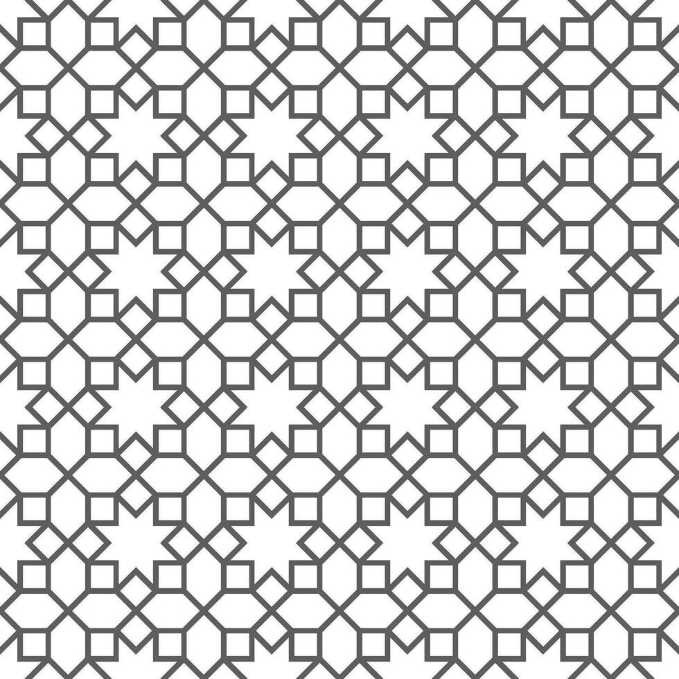 nahtlos geometrisch Muster mit ein islamisch Stil vektor