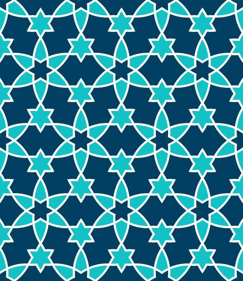sömlös geometrisk mönster med ett islamic stil vektor