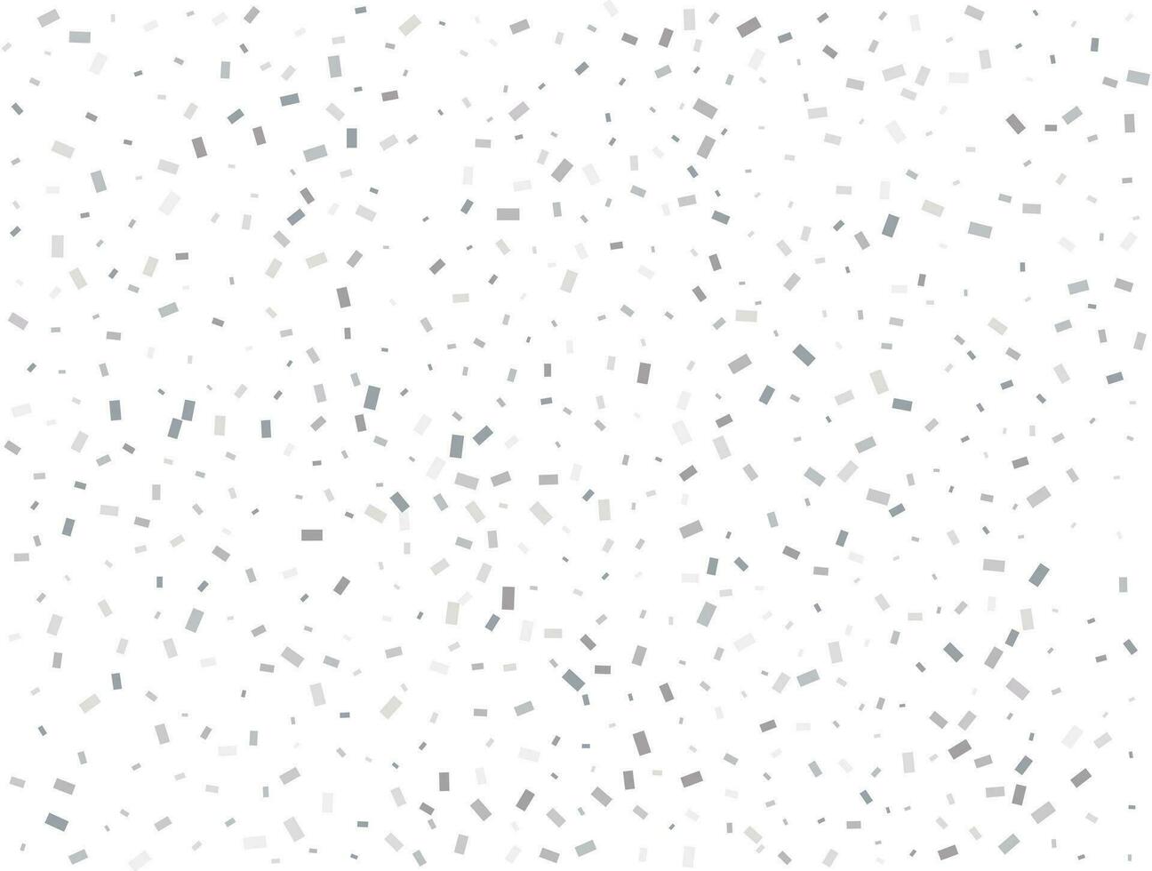 lyx silver- rektangulär glitter konfetti bakgrund. vit festlig textur. vektor