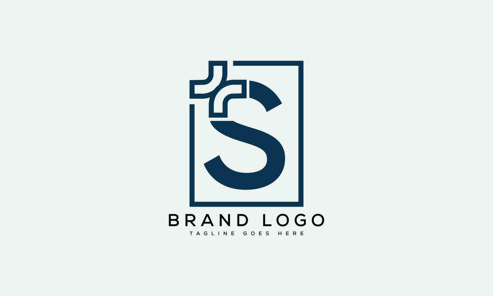 brev s logotyp design vektor mall design för varumärke.