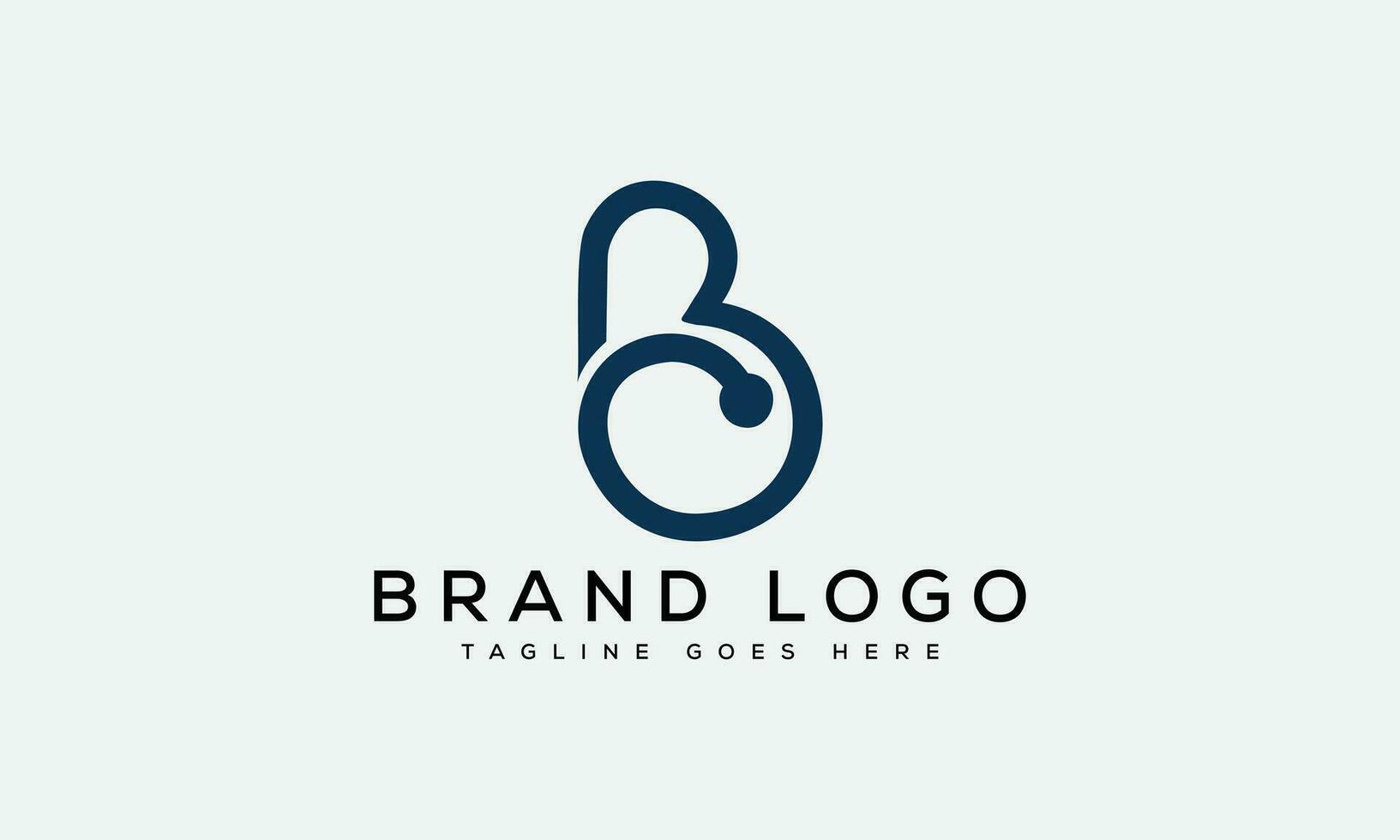 Brief b Logo Design Vektor Vorlage Design zum Marke.