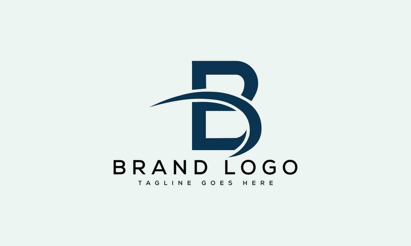 Brief b Logo Design Vektor Vorlage Design zum Marke.