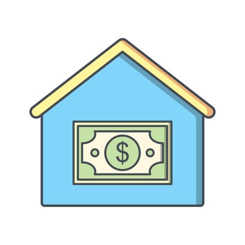Hauspreis-Vektor-Symbol vektor
