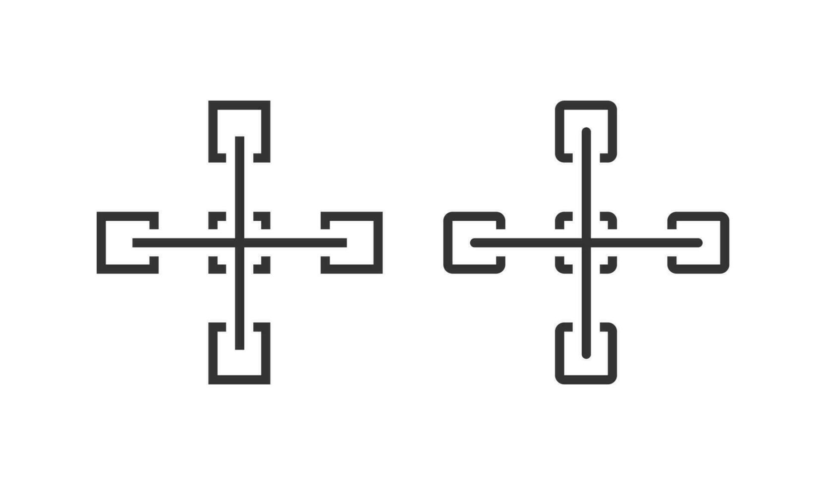 Blockchain Technologie Symbol. Struktur Blöcke Symbol. Zeichen Würfel Vektor. vektor