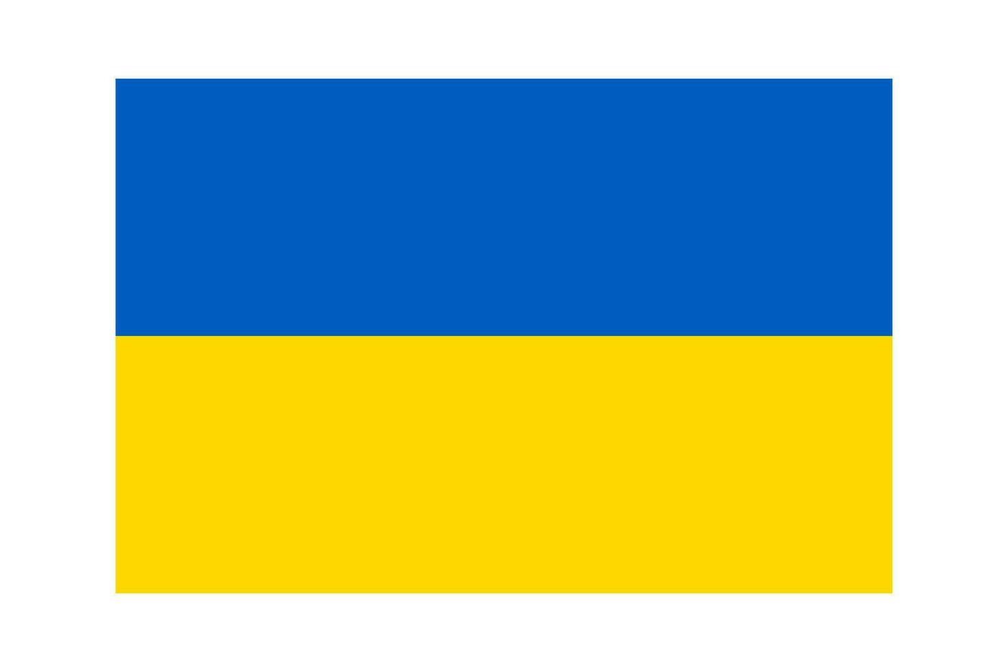 ukraina flagga ikon. illustration baner av gulblå färger. emblem ua vektor. vektor