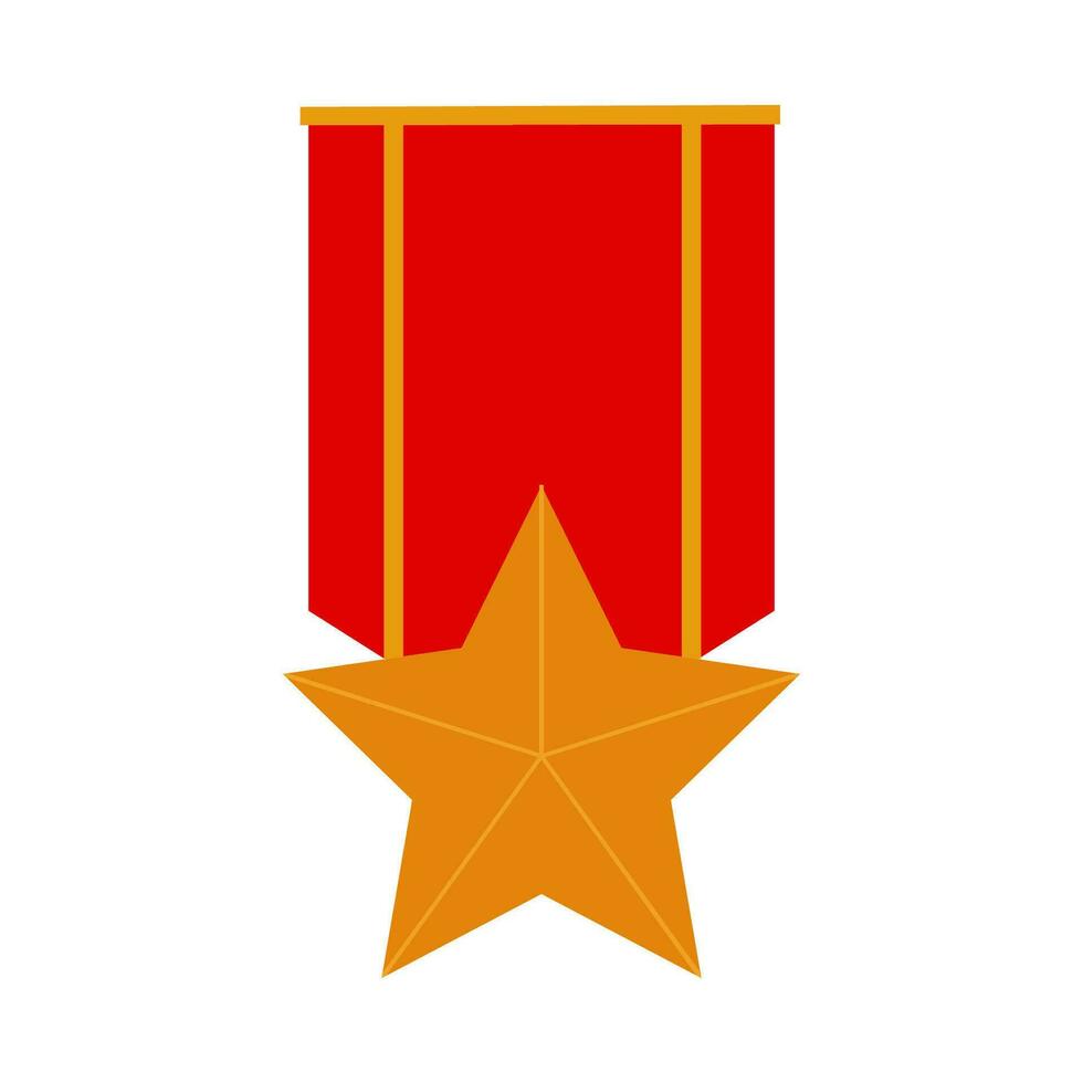 guld medalj ikon. tilldela för hedra symbol. bricka vektor. vektor