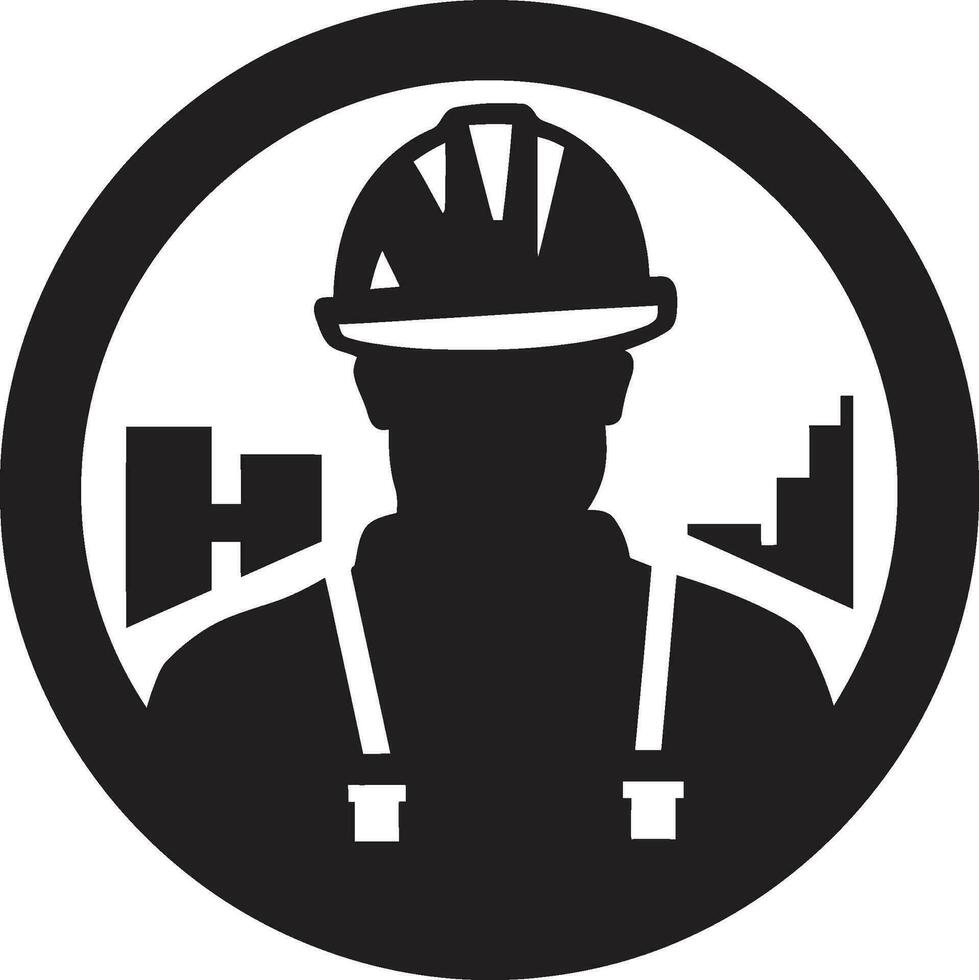 Arbeitskräfte Emblem Vektor Konstruktion konstruieren Champion Arbeiter Vektor