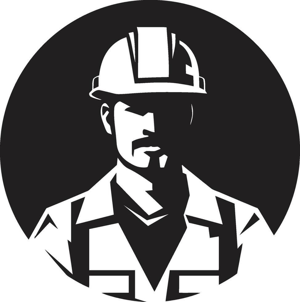 Hammer und Ausrüstung Arbeiter Vektor Symbol konstruktiv Charakter Konstruktion Vektor