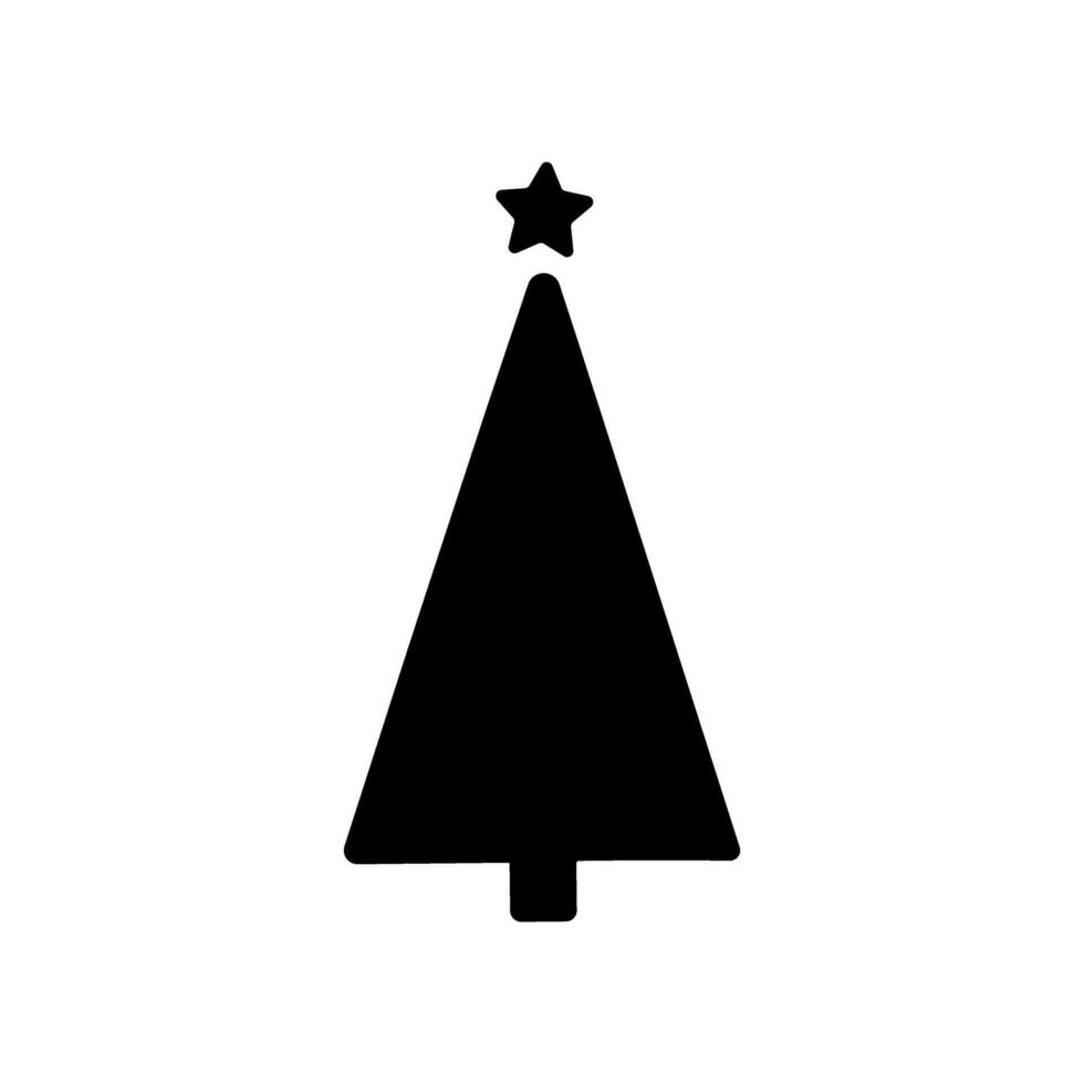 Weihnachten Baum Vektor Symbol. Neu Jahr Illustration unterzeichnen. Winter Symbol.