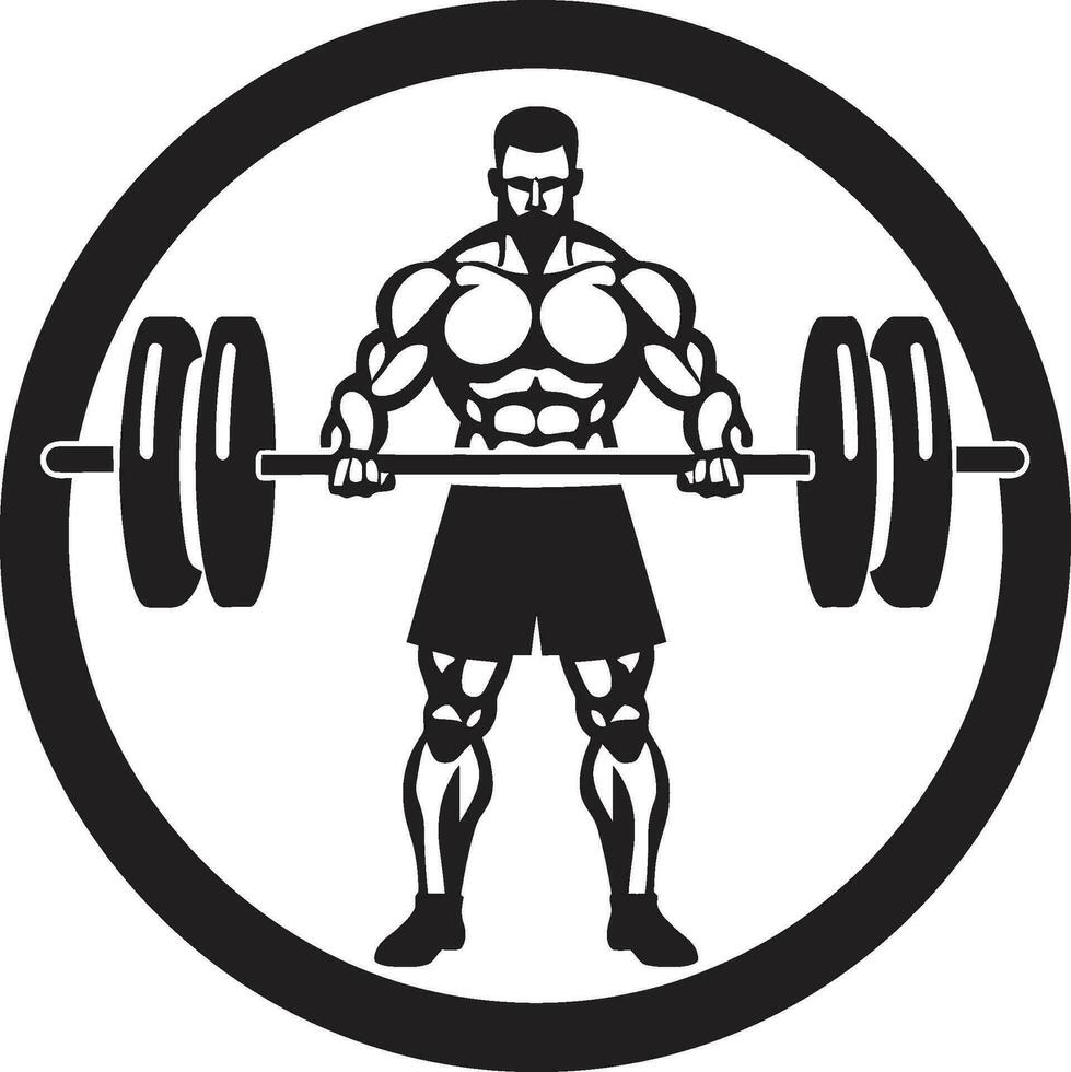 Stärke Haltung Übung Vektor Symbole im Bodybuilding Bodybuilding Entwurf Vektor Designs zum Fitness Symbole