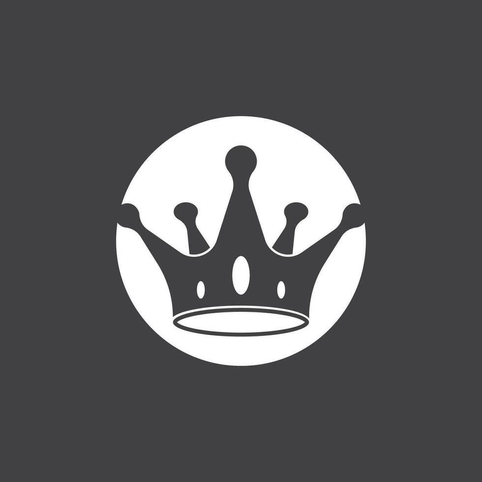 krona ikon och symbol vektor mall