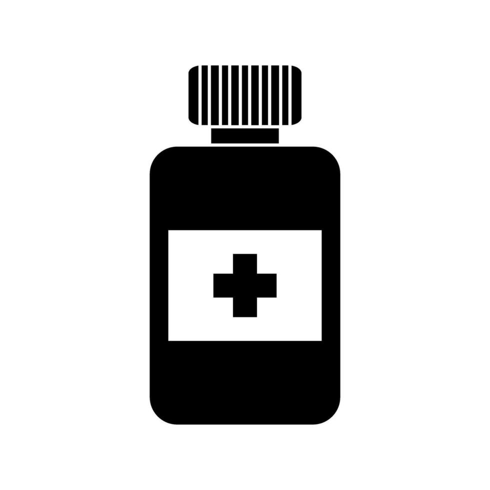 piller ikon vektor. antibiotika illustration tecken. vitaminer symbol eller logotyp. vektor