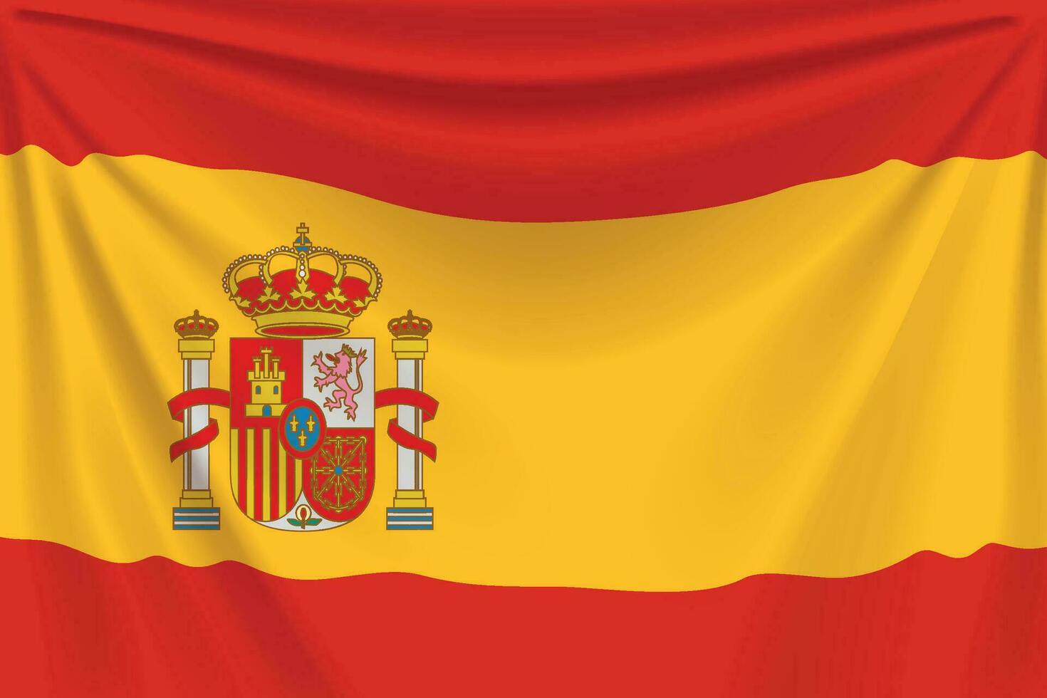 zurück Flagge Spanien vektor