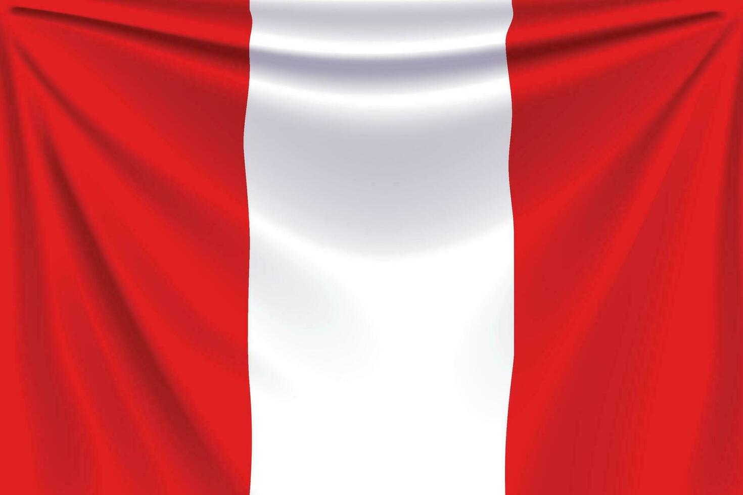 zurück Flagge Peru vektor