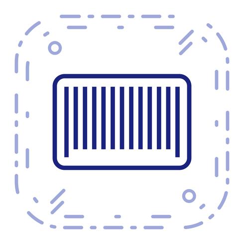 Vektor-Barcode-Symbol vektor