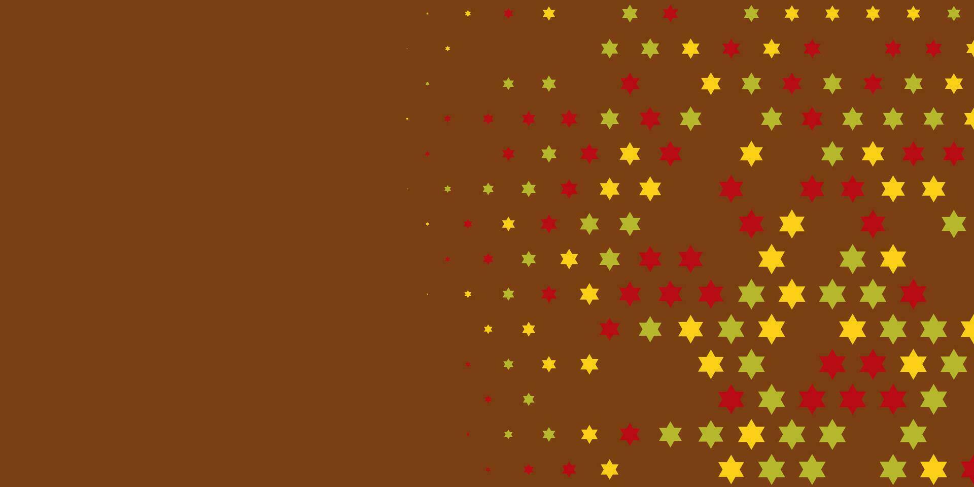 Sterne breit Banner zwei Farbe abstrakt Illustration Hintergrund schön Hintergrund von bunt multi Größen Sterne vektor