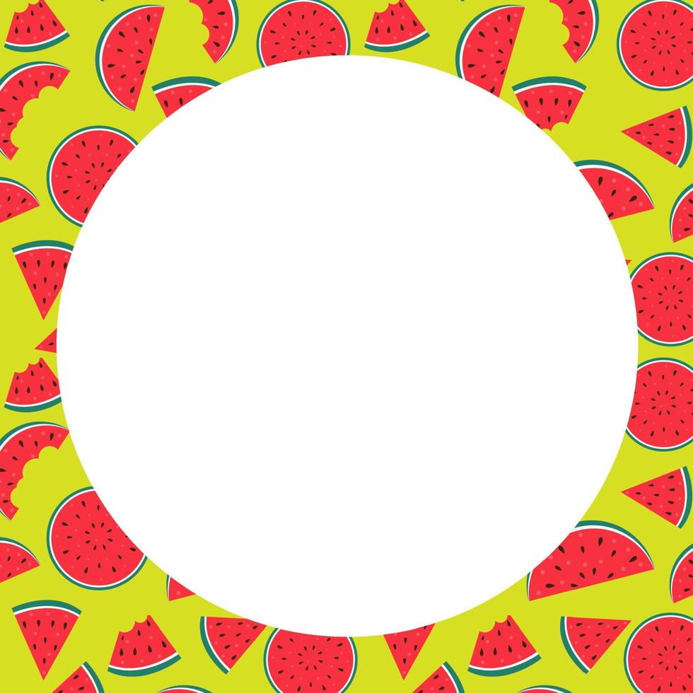 Sommer Verkauf Konzept Hintergrund. Wassermelonen. vektor