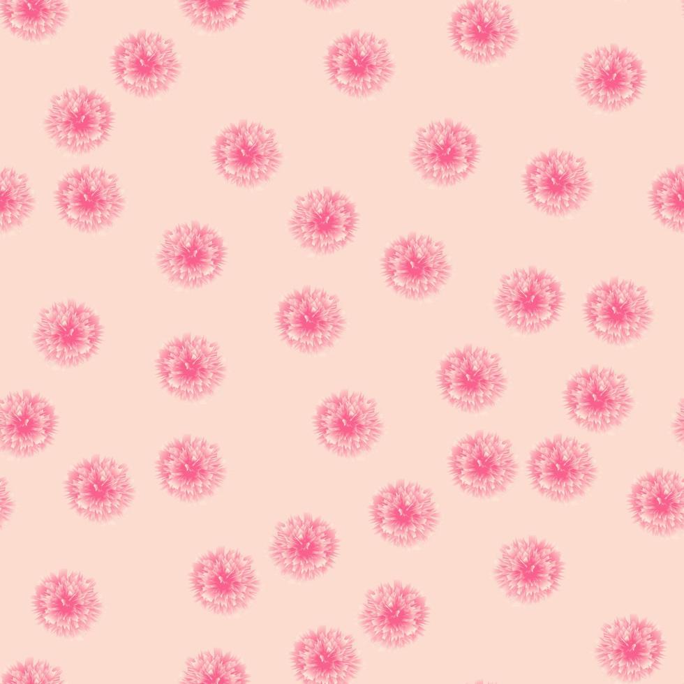 abstrakte Blume nahtlose Muster Hintergrund. Vektor-Illustration vektor
