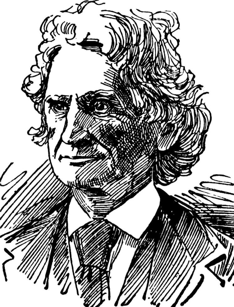 James d. dana, årgång illustration vektor