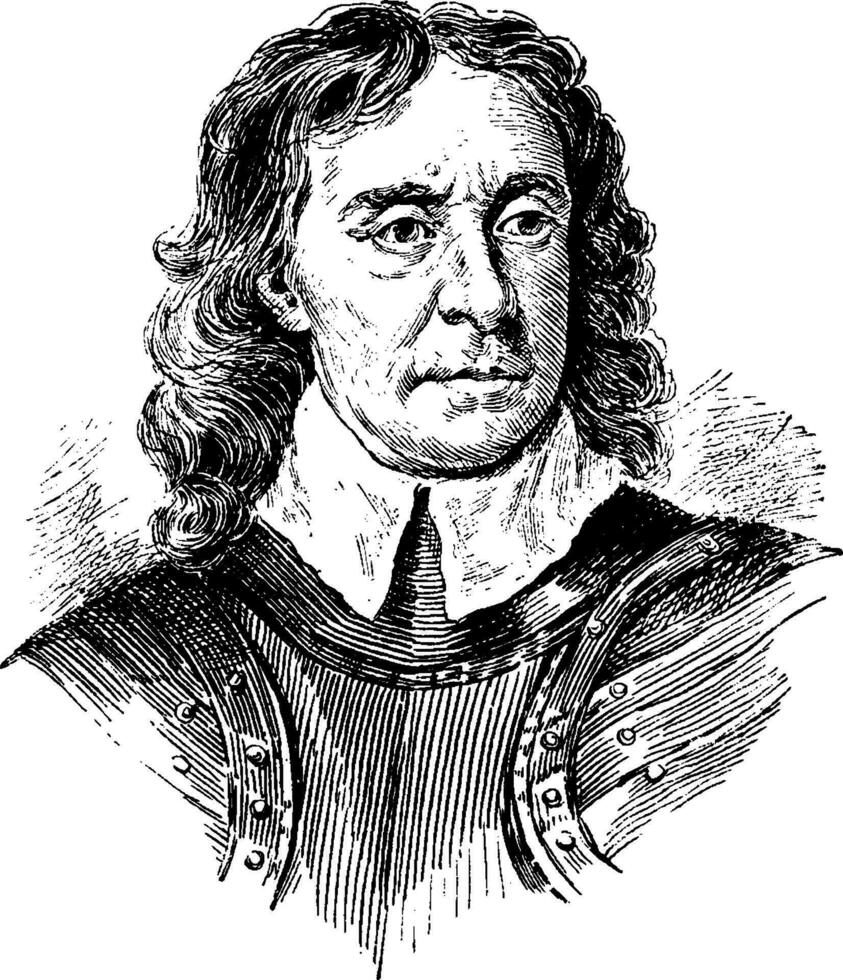 Cromwell, Jahrgang Illustration vektor