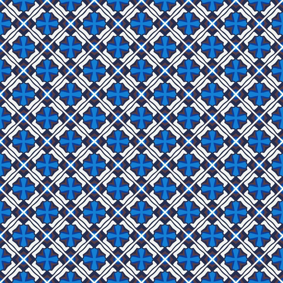 mehrfarbiges nahtloses abstraktes Muster. Hintergrund und Hintergrund. mehrfarbig. farbenfrohes ornamentales Design. farbige Mosaikornamente. Vektorgrafik. vektor