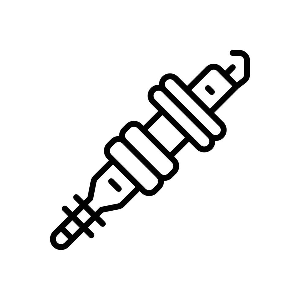 Auto Zündung Symbol. Vektor Linie Symbol zum Ihre Webseite, Handy, Mobiltelefon, Präsentation, und Logo Design.