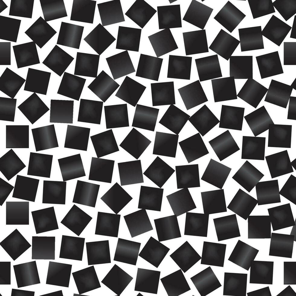 minimalistisk svartvit mönster. abstrakt trendig skriva ut med geometrisk former och rand rader. konstnärlig eleganta vektor mall för sömlös bakgrund design.
