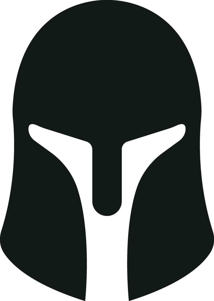 spartanisch Helm Symbol im eben Stil. isoliert auf transparent Hintergrund. verwenden zum Sicherheit griechisch Gladiator Design Elemente Embleme erstellen zum Logo, Etikett, Zeichen, Symbol. Vektor zum Apps und Webseite
