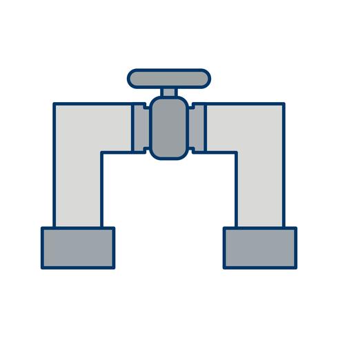 Rohr-Vektor-Symbol vektor