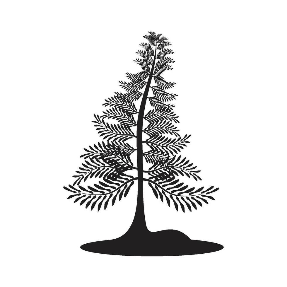 Kiefer Baum Logo Vektor