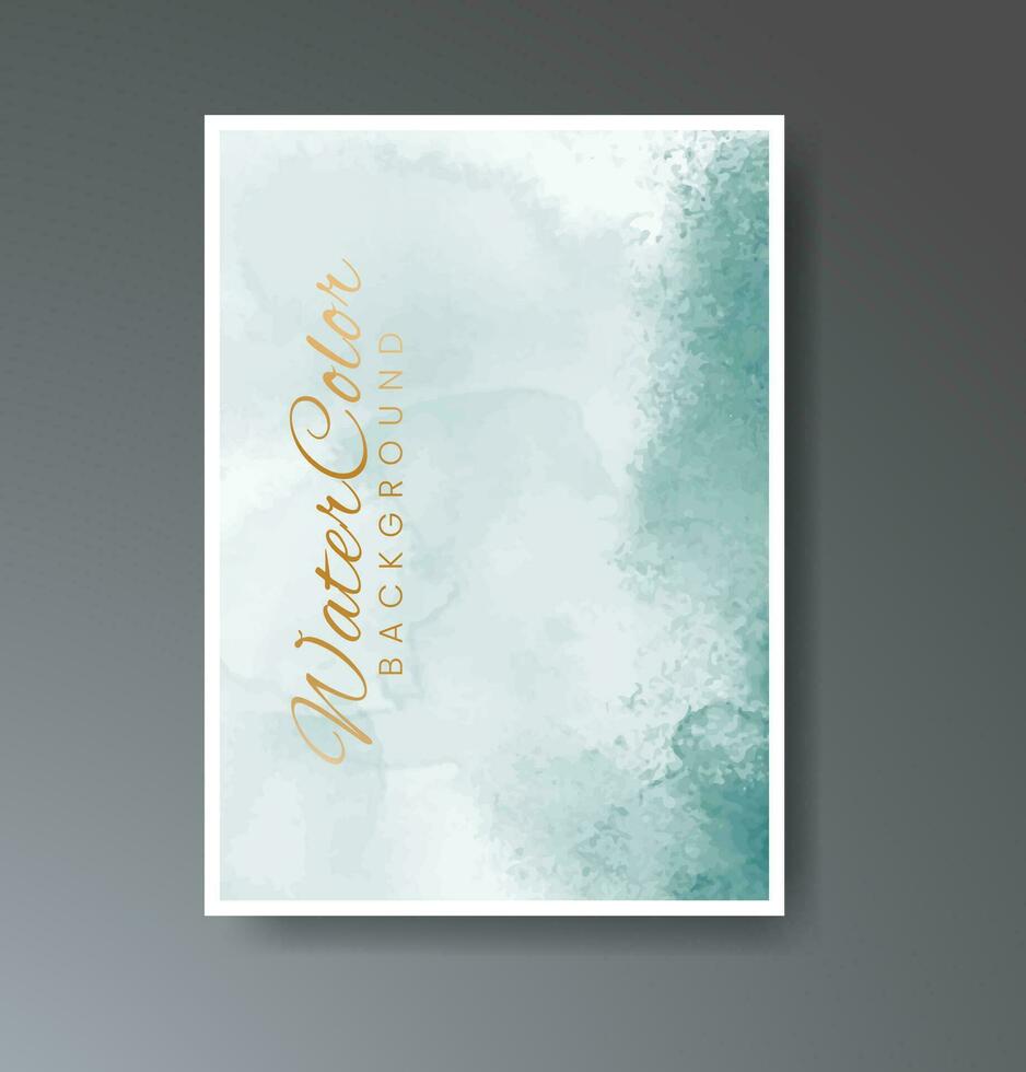 Startseite Vorlage mit Aquarell Hintergrund. Design zum Ihre Abdeckung, Datum, Postkarte, Banner, Logo. vektor