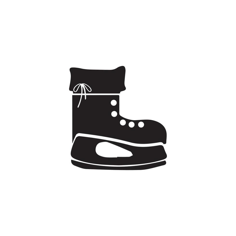 Eis Skaten Symbol im anders Stil Vektor Illustration. Eis Rollschuhe Glyphe Symbol entworfen im gefüllt, Umriss, Linie und Schlaganfall Stil können Sein benutzt zum Netz, Handy, Mobiltelefon, ui