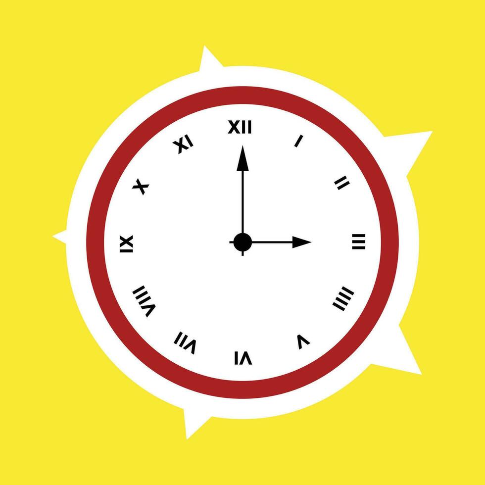 Uhr Timer Vektor Design Element.