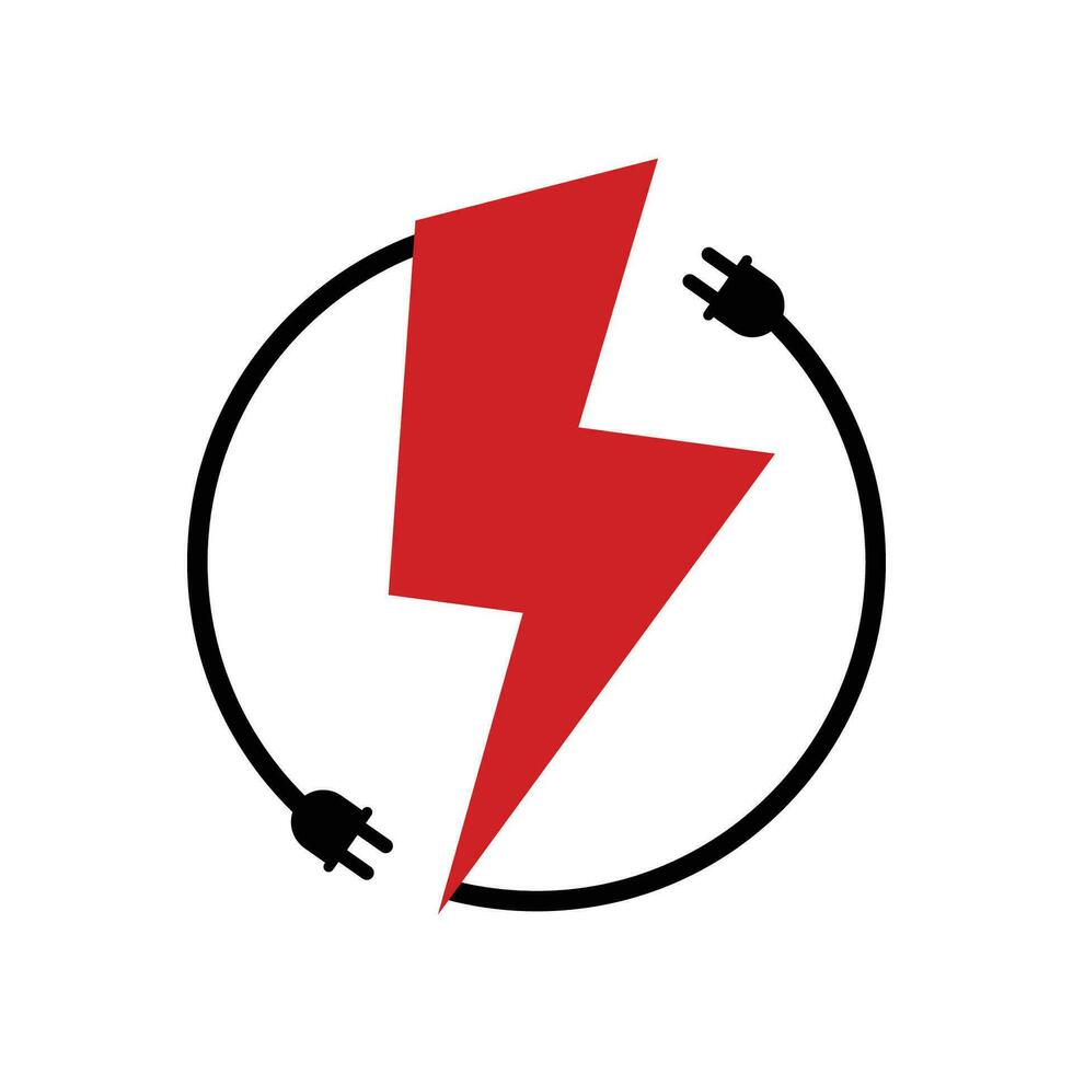 Blitz Logo Vorlage, Bolzen Logo Element, strom Vektor Symbol