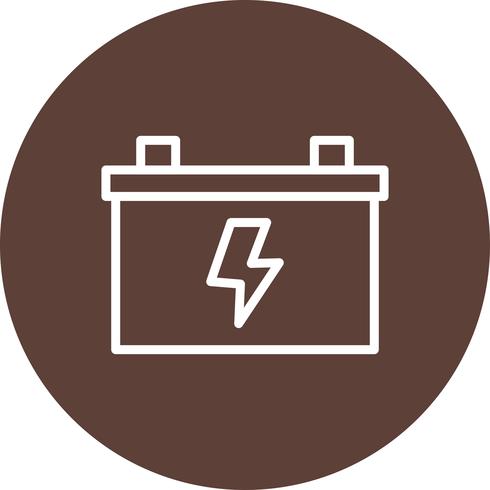 Batterivektorns ikon vektor