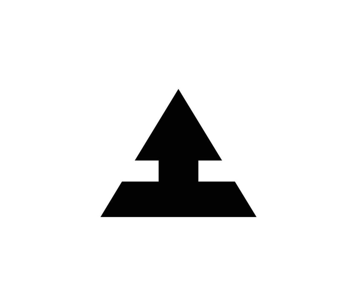 Brief ein Hütte Logo Design Vorlage vektor