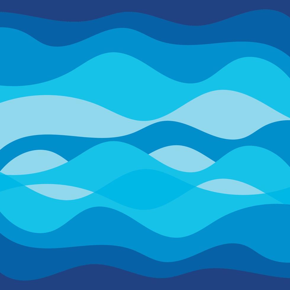 abstrakt vattenvåg vektor illustration design bakgrund eps10