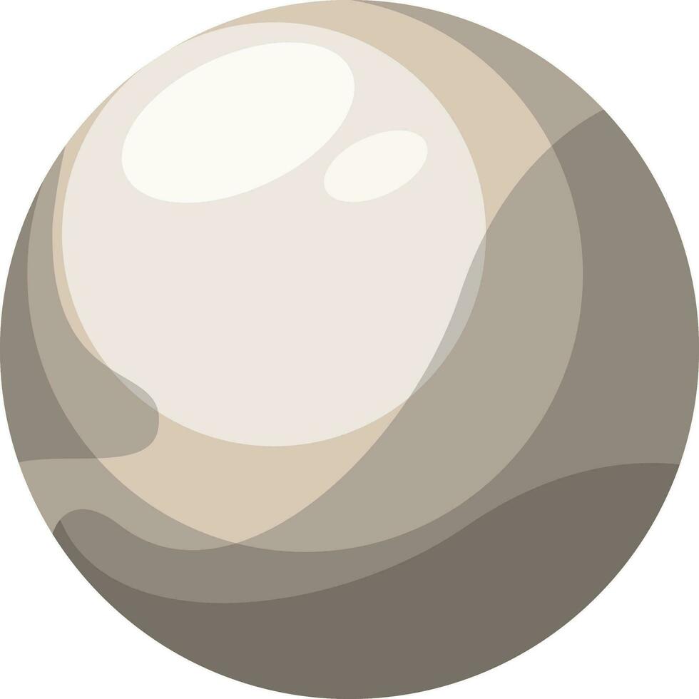 pluto vektor illustration på vit bakgrund